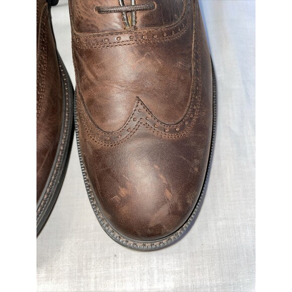 Johnston & Murphy XC4 Sheepskin Wingtip Oxfords Mens Size 13 M Brown Leather main image 6
